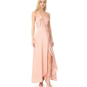 Yumi Kim Blush Silk Rush hour Maxi Dress